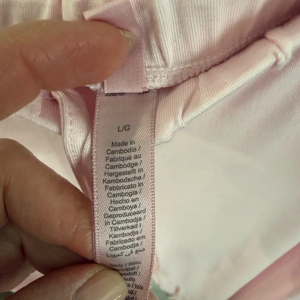 SKIMS NEW Sleep Long PJ Set Large Pink Bloom